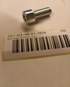 Hexagon head bolt 12x 30 Galv.